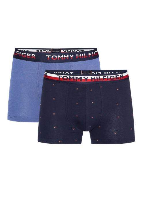 Boxerky Tommy Hilfiger UM0UM01233 2PACK M Modrá