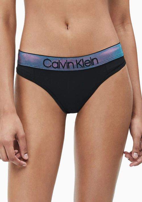 Dámska tangá Calvin Klein QF5588 S Čierna