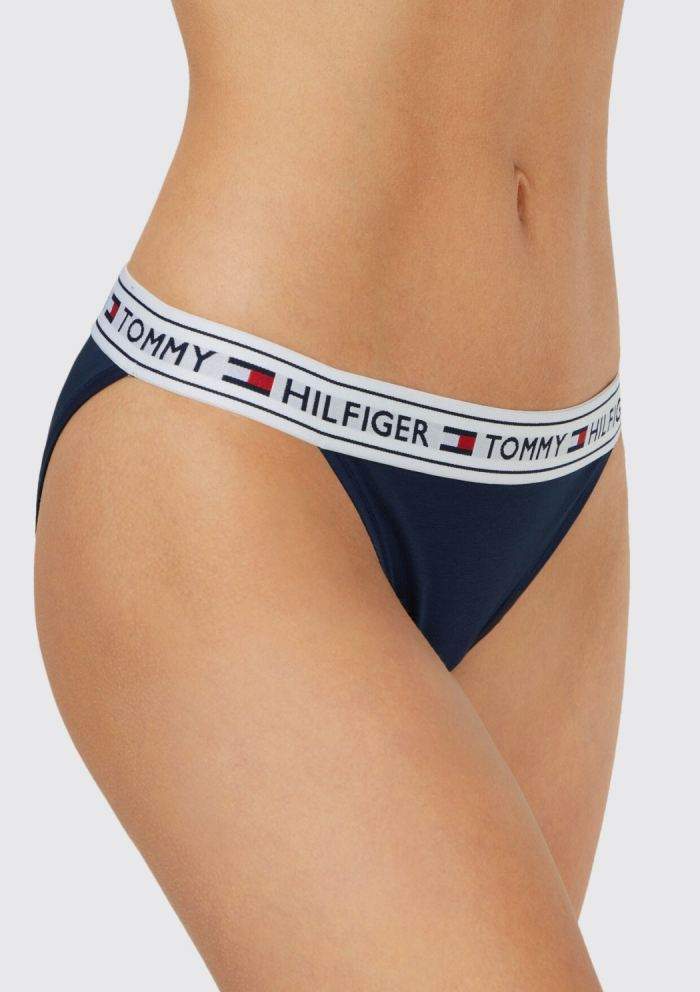 Dámske nohavičky Tommy Hilfiger UW0UW00726 S Tm. modrá