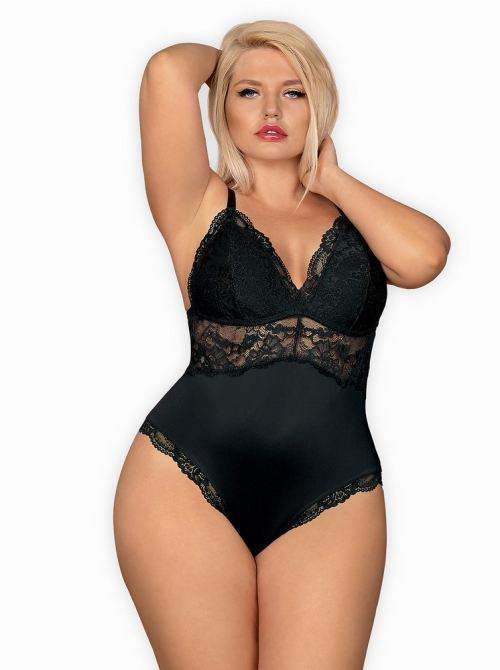 Dokonalé body 810 – TED black XXL – Obsessive XXL Čierna