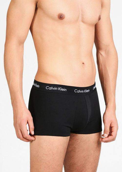 Pánske boxerky Calvin Klein U2664G 3PACK XWB XL Čierna