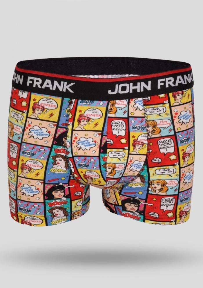 Pánske boxerky John Frank JFB61 XL Podľa obrázku