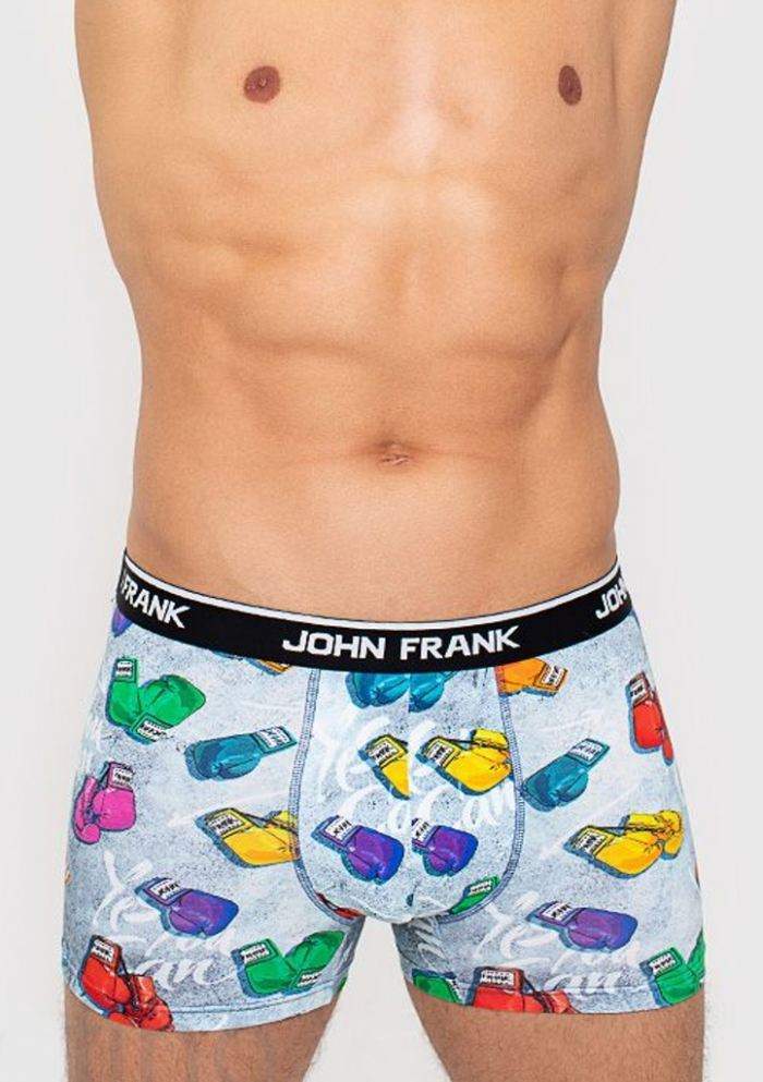 Pánske boxerky John Frank JFBD290 M Sv. modrá