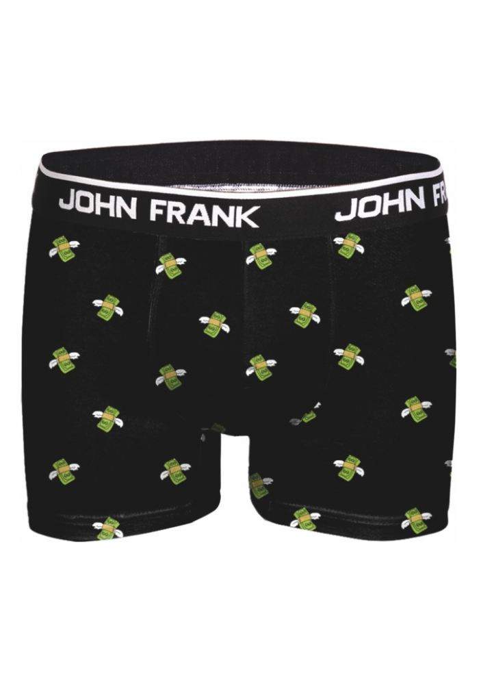 Pánske boxerky John Frank JFBD306 XL Čierna