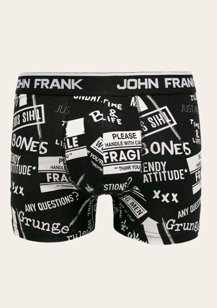 Pánske boxerky John Frank JFBMC128 XL Čierna