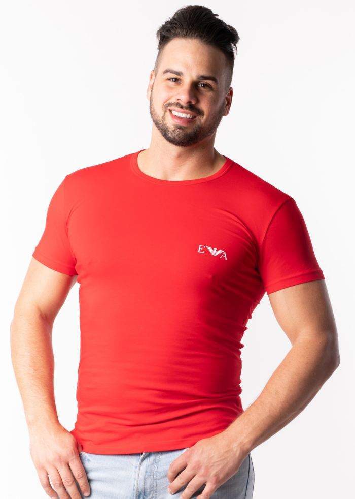 Pánske tričko Emporio Armani 111670 9P715 XL Červená