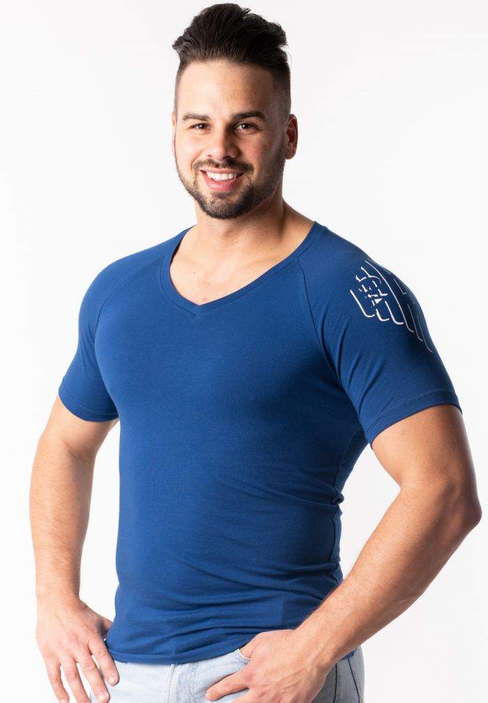 Pánske tričko Emporio Armani 111760 9P725 S Modrá
